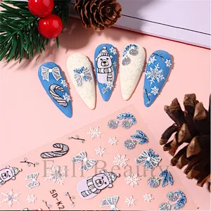 5D Christmas Nail Stickers (5D-K)